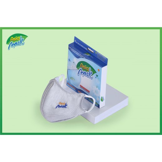 Khẩu trang vải 4 lớp than hoạt tính Asia Mask Khẩu trang vải 4 lớp than hoạt tính Asia Mask