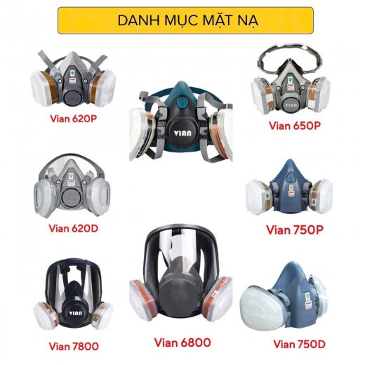 Mặt nạ lọc độc VIAN (chính hãng) Mặt nạ lọc độc VIAN (chính hãng)