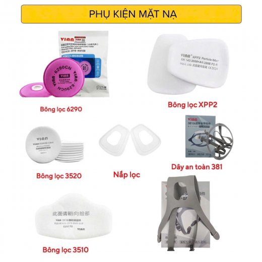 Mặt nạ lọc độc VIAN (chính hãng) Mặt nạ lọc độc VIAN (chính hãng)