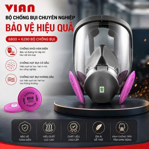 Mặt nạ nguyên mặt VIAN 6800 Mặt nạ nguyên mặt VIAN 6800