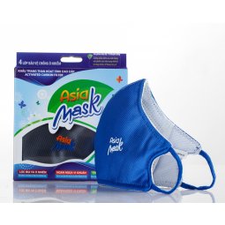Khẩu trang than hoạt tính Asia Mask ( do Asia Safe sản xuất độc quyền)