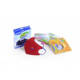 Khẩu trang than hoạt tính ASIAMASK màu đỏ đô