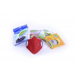 Khẩu trang than hoạt tính ASIAMASK màu đỏ đô