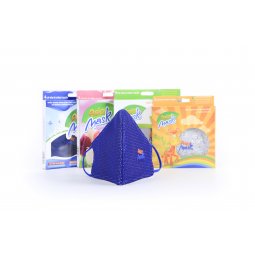 Khẩu trang than hoạt tính ASIAMASK xanh ánh kim