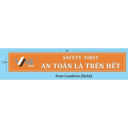 Nhận làm bảng hiệu cổ động về an toàn trong nhà xưởng, chất liệu mika, hiflex.... 