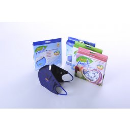 NEW 2019: Khẩu trang than hoạt tính AsiaMask ( xanh đen, lưới đen)