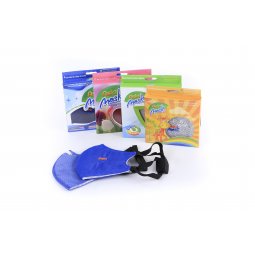 Khẩu trang vải 4 lớp than hoạt tính AsiaMask có van thoát khí ( xé dán sau gáy)