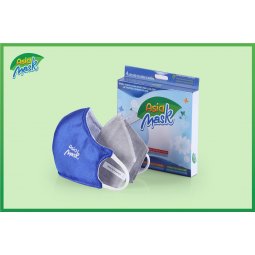 Khẩu trang than hoạt tính 4 lớp, vải lọc kháng khuẩn Asia Mask