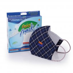 (Màu mới T10.22) Khẩu trang than sợi hoạt tính Asia Mask