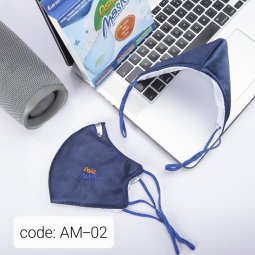 Khẩu trang than hoạt tính ASIAMASK xanh dương 