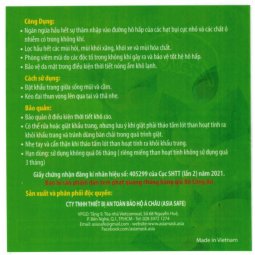 Khẩu trang than hoạt tính Asia Mask ( nút điều chỉnh size)