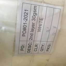 Nguyên phụ liệu may mặc - bông sợi lót khẩu trang