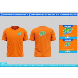 Quà tặng tháng 6: Áo thun 100% cotton in logo Asia Mask ( sl 1000cai)