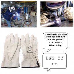 Găng tay da hàn 2233
