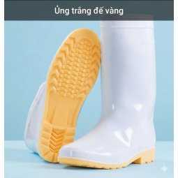 Ủng trắng đế vàng HP